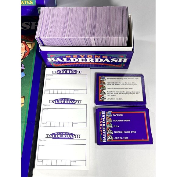 Parker Brothers Beyond Balderdash The Classic Bluffing Board Game 1997 Vintage - Picture 7 of 12